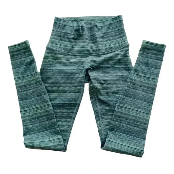 lululemon athletica Pants - Lululemon High RiseDark Slate Fatigue Green Full Length-Size 6 Leggings
